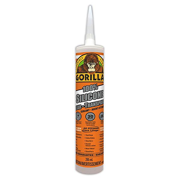Gorilla Glue - 10 oz. Silicone Sealant (Clear) - 8050002