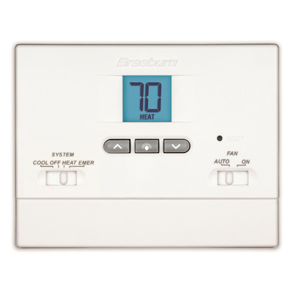 Braeburn Heat/1 Cool Non-Programmable Economy Thermostat