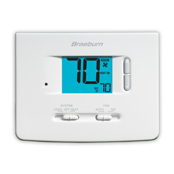 Braeburn - Single-Stage Dual Powered Thermostat - 1020NC