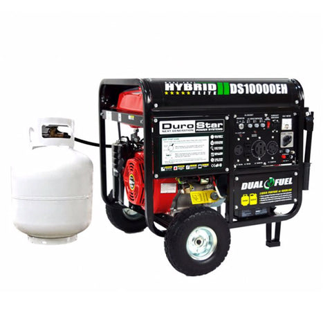 DuroStar - 10000W 18HP Dual Fuel HYBRID Generator - DS10000EH