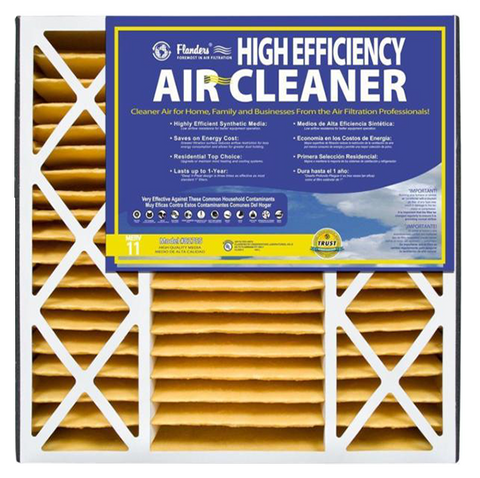 Flanders - Replacement Air Cleaners, MERV 11 (2 Pack) - 20" x 25" x 4"