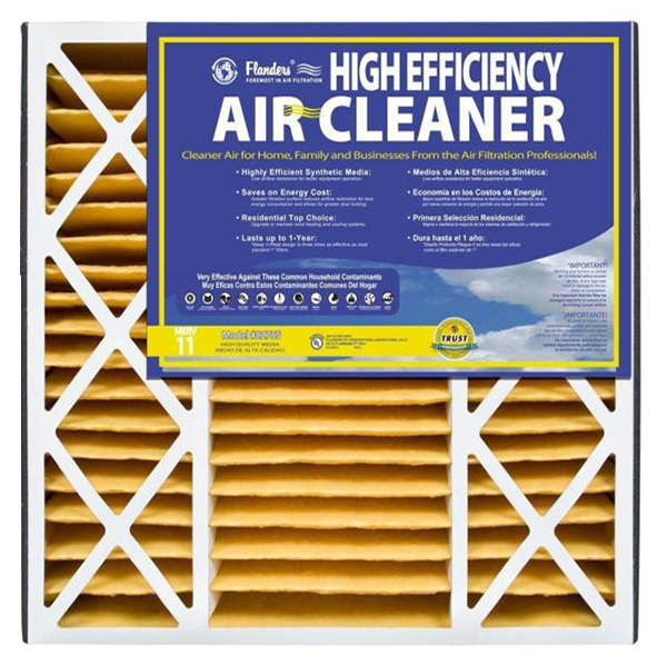 Flanders - Replacement Air Cleaners, MERV 11 - 16" x 25" x 4.5"