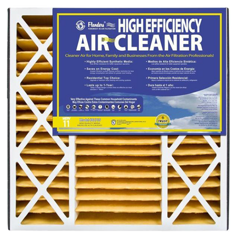 Flanders - Replacement Air Cleaners, MERV 11 - 16" x 25" x 4.5"