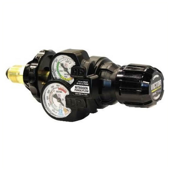 TurboTorch - Edge 2.0 Series 1/4" Pressure/Flow Hybrid Nitrogen Regulator (0-800 PSIG) - 0781-3652