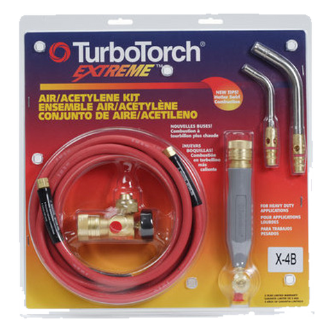 TurboTorch - X-4B Air Acetylene Torch Kit, No Tanks - 0386-0336