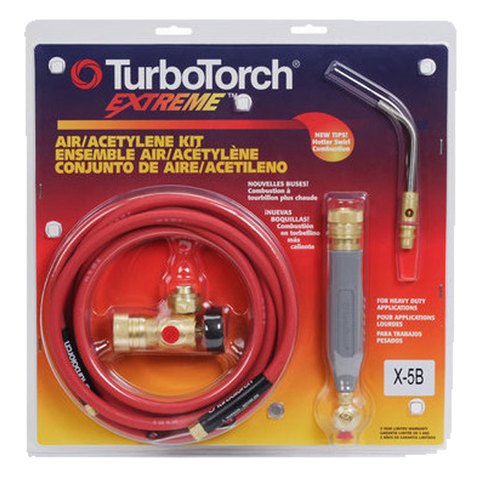 TurboTorch - X-5B Air Acetylene Torch Kit, No Tanks - 0386-0338