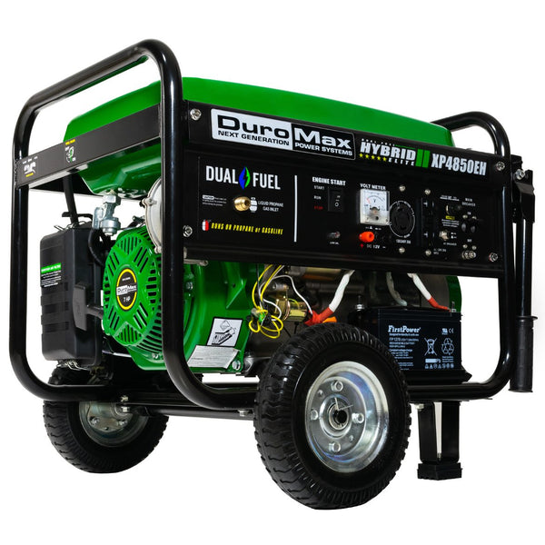 DuroMax - 4850W Electric Start Dual Fuel Hybrid Generator - XP4850EH