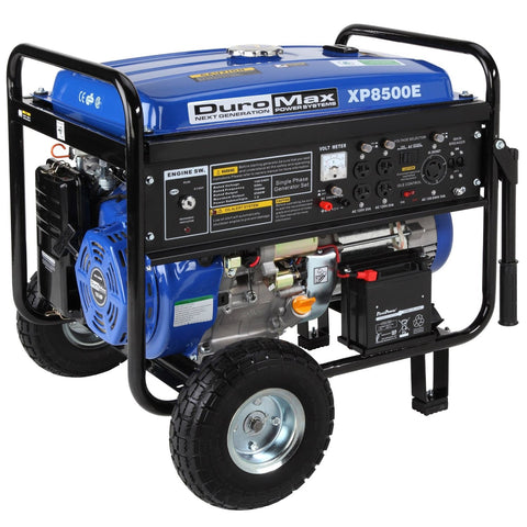 DuroMax - XP8500E-W 16 HP Gas Generator w/ Elect Start and Wheel Kit - XP8500E